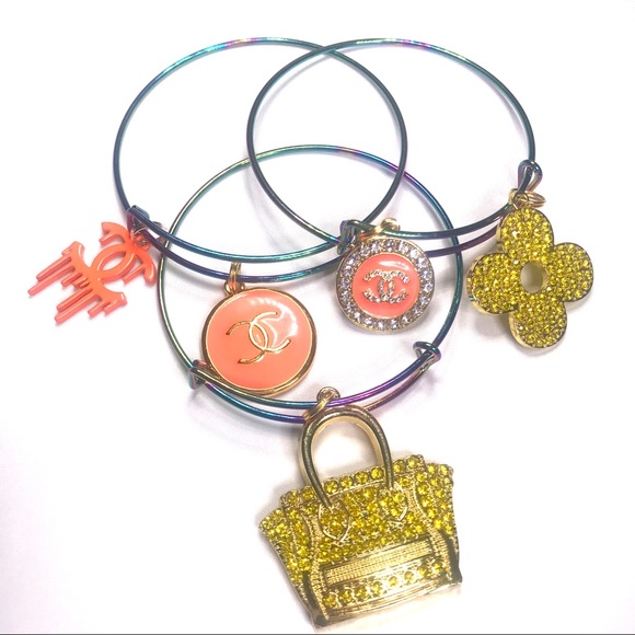 FabulouslyFitted Boutique | Custom Fashion Charm Bracelet Set - Picture 2 of 3